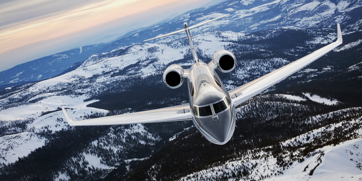 Seven business jets on the horizon