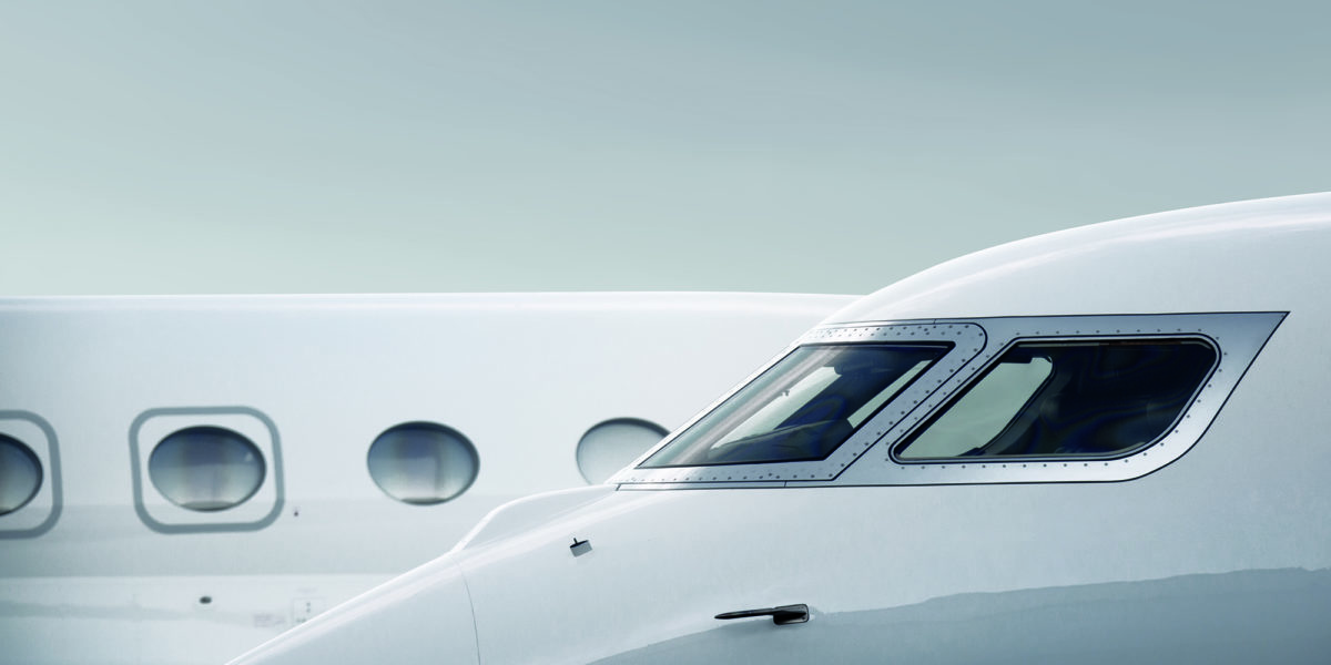 How is technology changing business jet transactions?